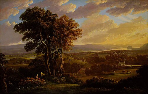 View of the Clyde from Faifley and Duntocher, 1816, John Knox