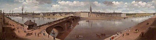 Old Glasgow Bridge, 1817, John Knox