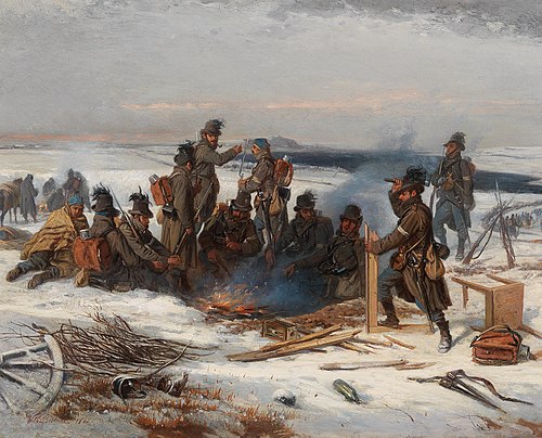 Soldiers Resting, 1865, Wilhelm Richter