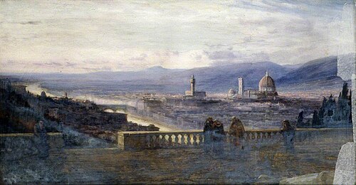 Florence from San Miniato al Monte, , John MacWhirter