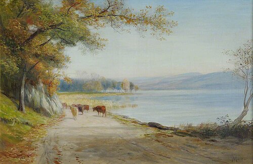 Cattle by a Loch, , John MacWhirter