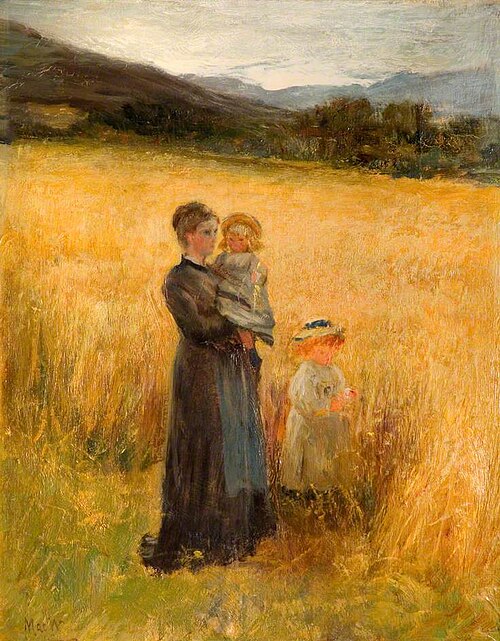 Cornfield with Figures, , John MacWhirter