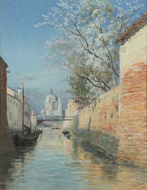 A Venetian Canal, 1885, John MacWhirter