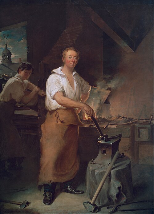 Pat Lyon at the Forge, 1826, John Neagle
