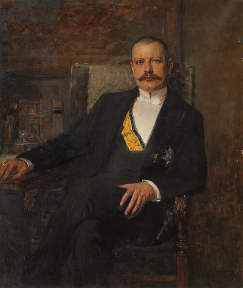 Richard Graf Bienerth-Schmerling, 1907, John Quincy Adams