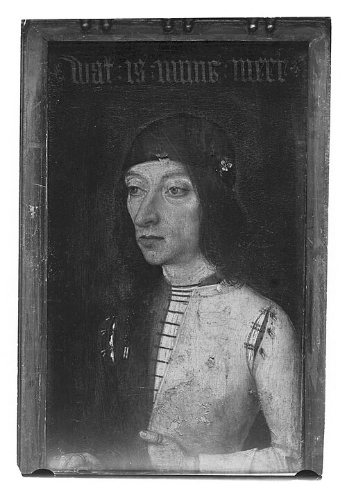 Portrait d'un jeune homme., 1480, Maître des Portraits princiers
