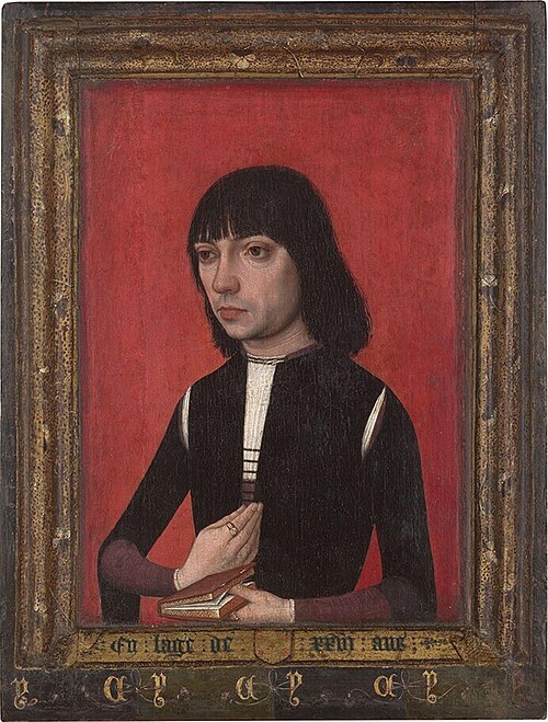 Portrait of a Young Man of the Fonseca Family, 1490, Maître des Portraits princiers