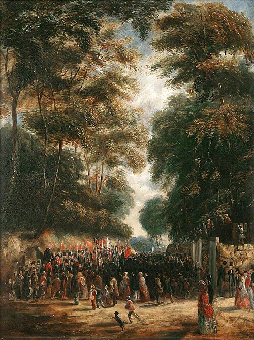 Beating the Borough Bounds, 1853, John Thomas Blight