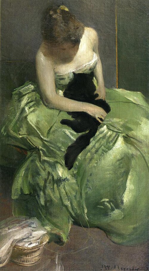 The Green Dress, 1896, John White Alexander