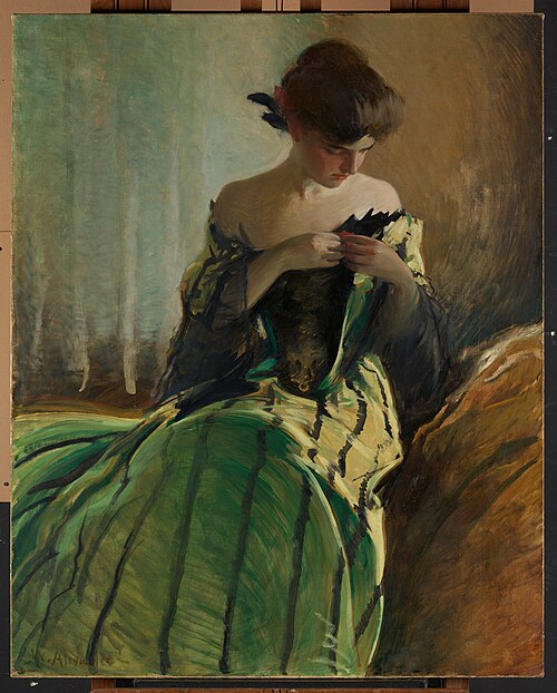 Study in Black and Green, 1906, John White Alexander