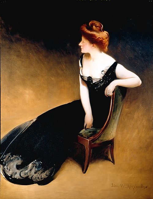 Portrait of Mrs. V, Mrs. Herman Duryea, 1898, John White Alexander