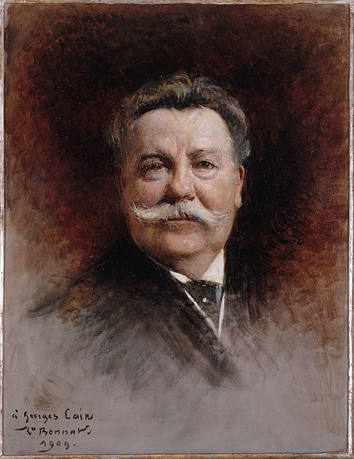 Portrait de Georges Cain (1853-1919), peintre et littérateur, 1909, Léon Bonnat