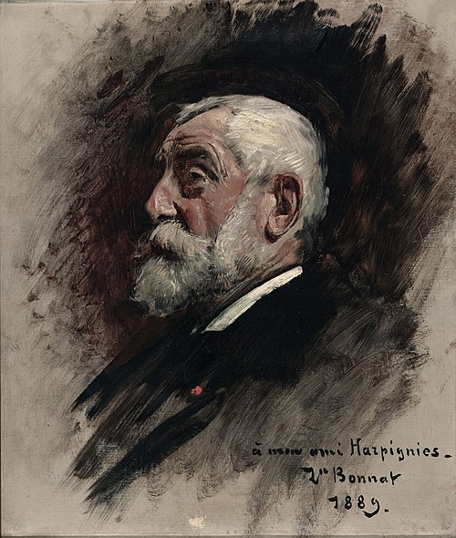 Portrait d'Henri Harpignies, 1889, Léon Bonnat