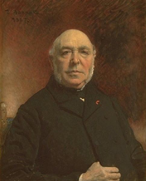 Portrait de M. Delarue, architecte, 1887, Léon Bonnat