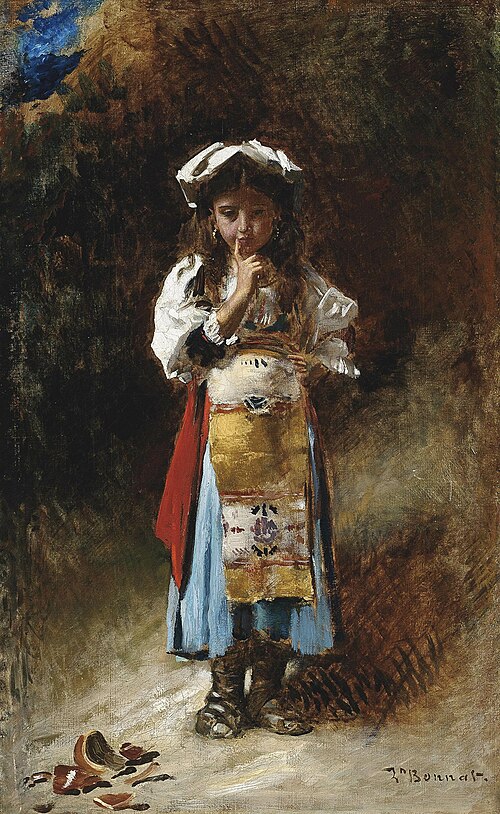 A little accident, 1900, Léon Bonnat
