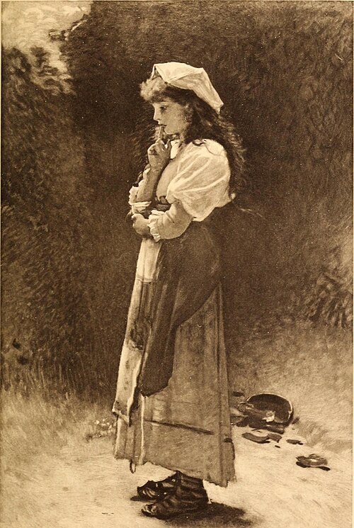 The broken pitcher (version with ciocie), 1900, Léon Bonnat