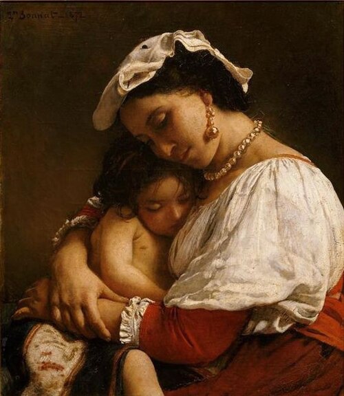 Italienne, 1872, Léon Bonnat