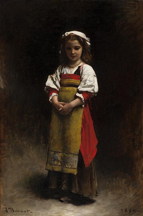 Petite Italienne, 1880, Léon Bonnat
