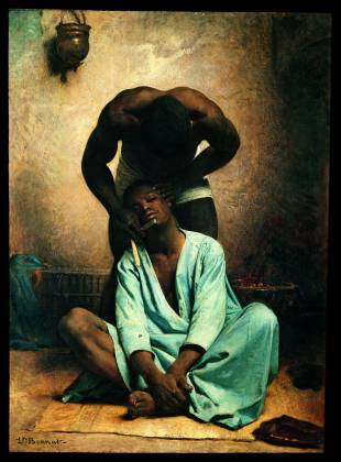 Le barbier, 1880, Léon Bonnat