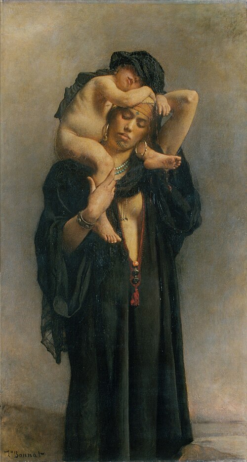Une paysanne égyptienne et son enfant, 1870, Léon Bonnat