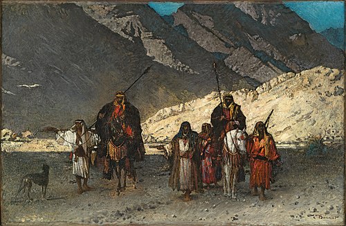Cheikhs arabes dans les montagnes, 1872, Léon Bonnat
