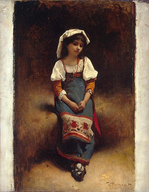 Femme italienne, 1865, Léon Bonnat