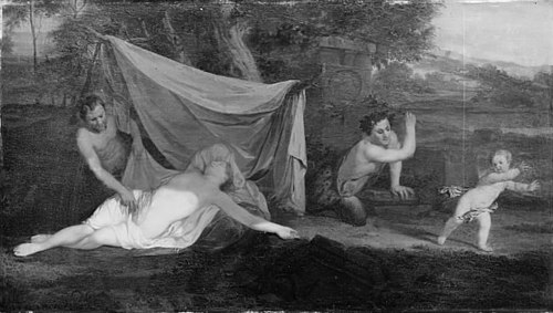 Faun and Nymph, 1707, Nikolaas Verkolje