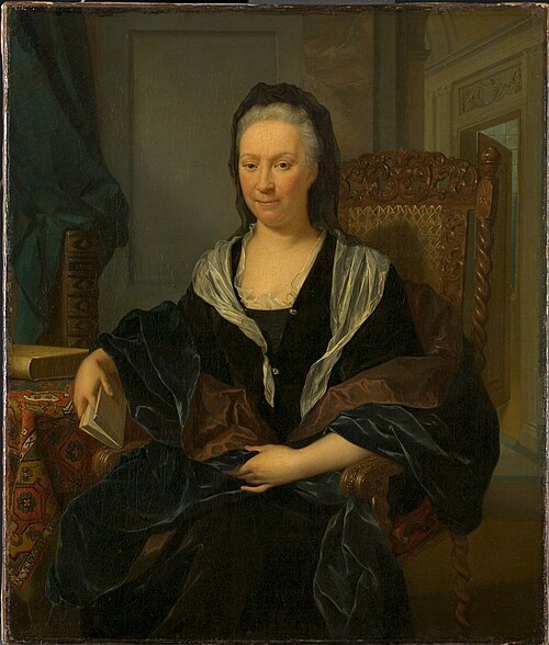 Portrait of Catharina de Hochepied (1654-1728), 1722, Nikolaas Verkolje