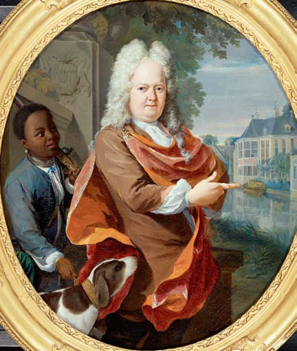portrait of Adriaan van Bredehoff, 1727, Nicolaas Verkolje