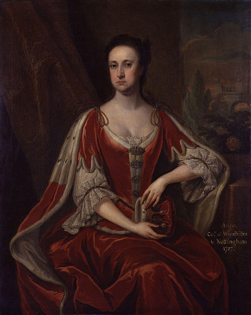 Anne Hatton, Countess of Winchilsea, 1726, Jonathan Richardson