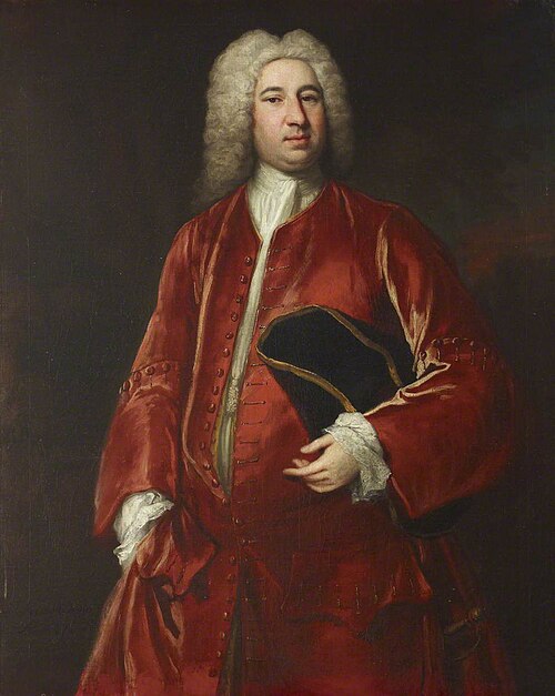 Called Sir Jermyn Davers, 4th Baron Davers of Rougham (1685 -1742), aged 37 but possibly Sir Robert , 1723, Jonathan Richardson