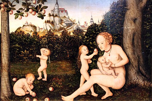 Caritas (Charity), 1537, Lucas Cranach le Jeune