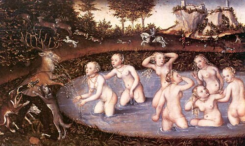 Diana and Acteon, 1550, Lucas Cranach le Jeune