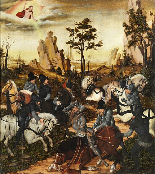 The Conversion of Saint Paul, 1549, Lucas Cranach le Jeune