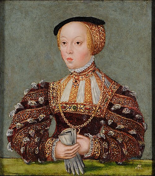 Elisabeth of Austria, 1556, Lucas Cranach le Jeune