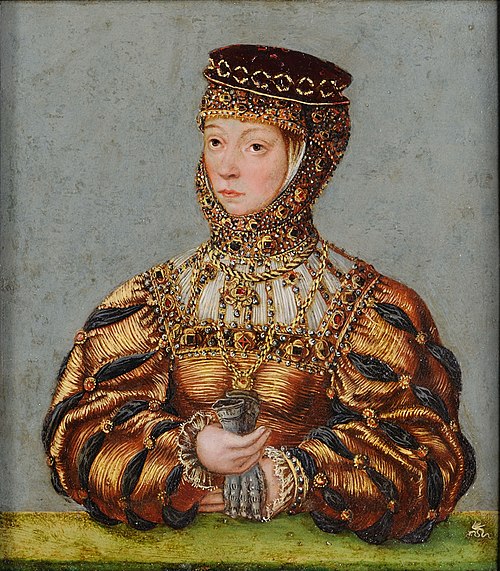 Barbara Radziwill, 1556, Lucas Cranach le Jeune