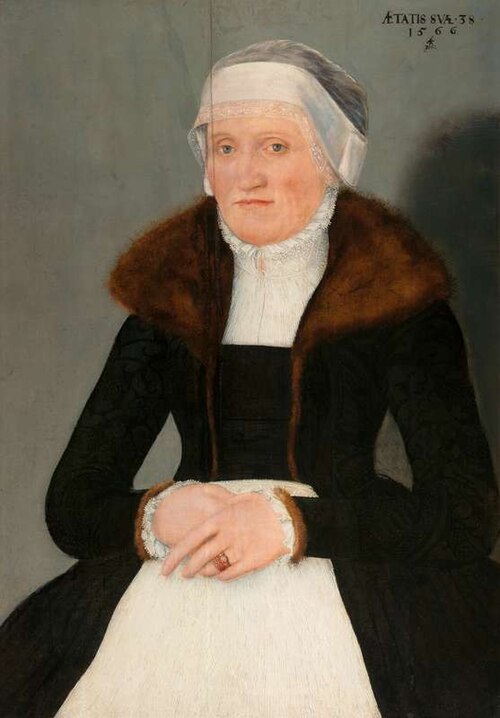Portrait of a Woman, Aged 38, 1566, Lucas Cranach le Jeune