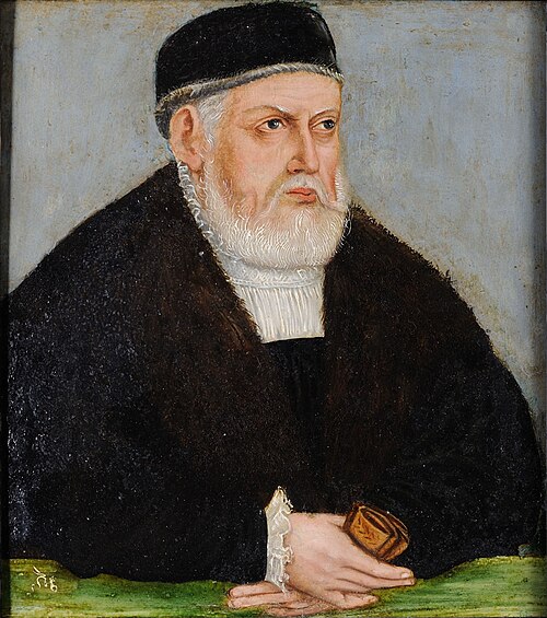 Portrait of Sigismund I the Old, 1556, Lucas Cranach le Jeune