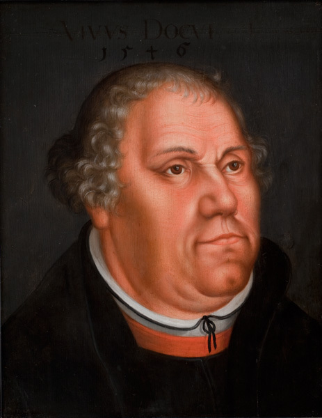 Portrait of Martin Luther (1483–1546), 1558, Lucas Cranach le Jeune