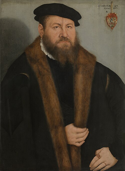 Portrait d'homme, 1557, Lucas Cranach le Jeune