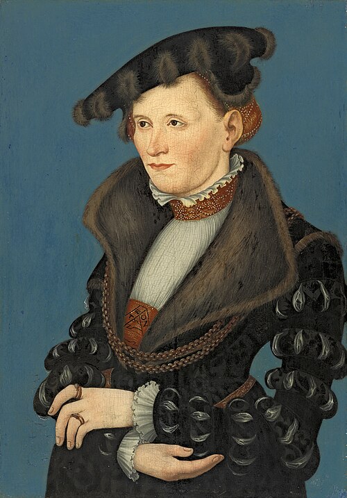 Portrait de femme, 1539, Lucas Cranach le Jeune