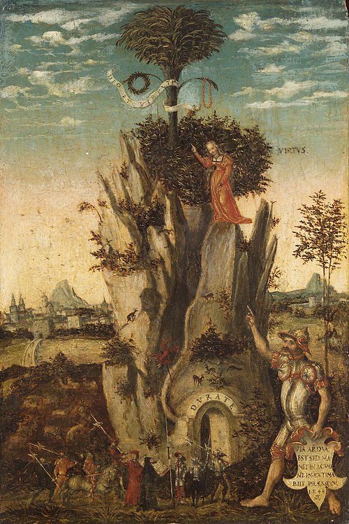 Allegory of Virtue, 1548, Lucas Cranach le Jeune