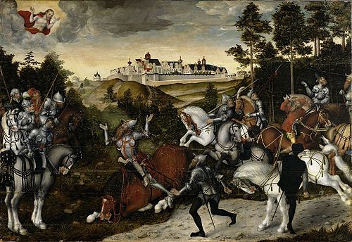 The Conversion of Saul, 1549, Lucas Cranach le Jeune