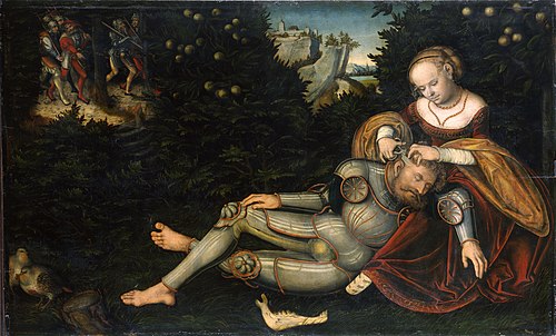 Samson et Dalila, 1537, Lucas Cranach le Jeune