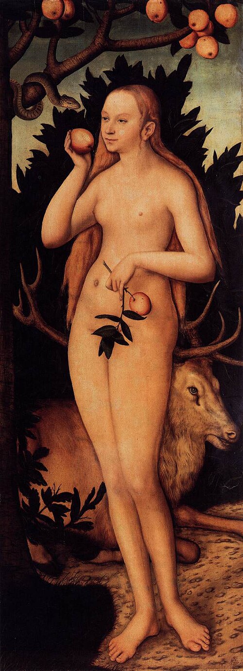 Eve, 1561, Lucas Cranach le Jeune