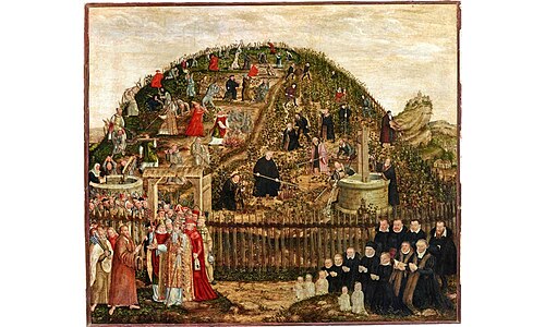 Epitaph for Paul Eber and his Family: Parable of the Workers in the Vineyard, 1573, Lucas Cranach le Jeune