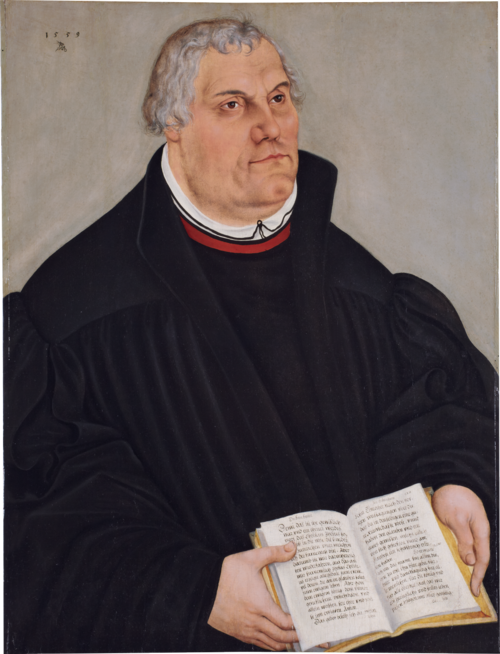 Portrait of Martin Luther, 1539, Lucas Cranach le Jeune