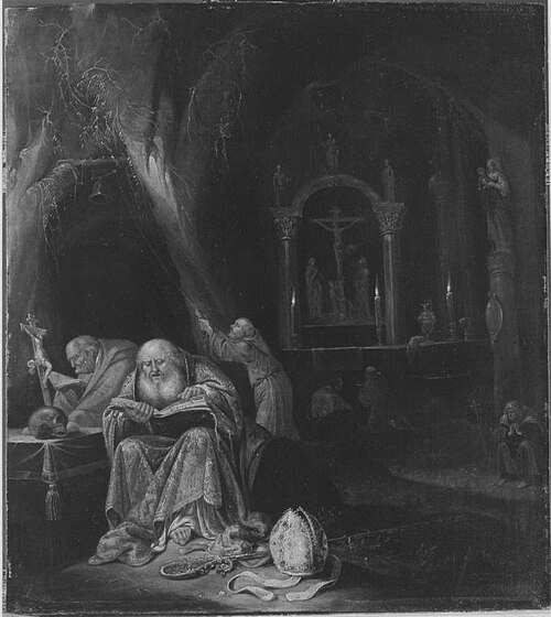 Beim Eremiten, 1630, Rombout van Troyen