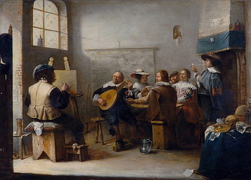 L'Atelier, 1655, Josse van Craesbeeck