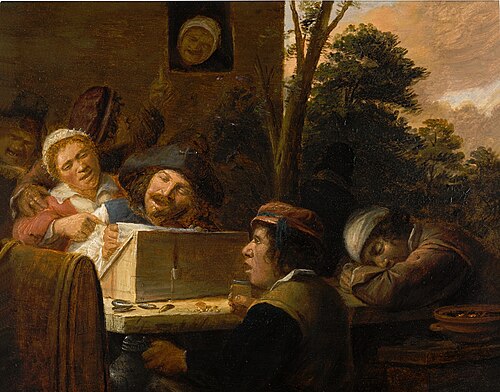 The marriage contract, 1650, Josse van Craesbeeck